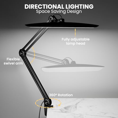 3000 Lumens Adjustable LED Desk Lamp & Task Lamp