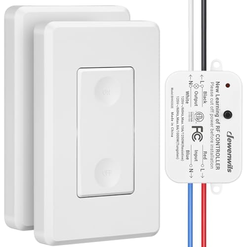 3 Way Wireless Light Switch and Receiver Kit