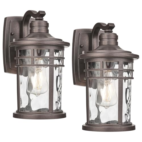 Outdoor Wall Light Fixture (2 Count)