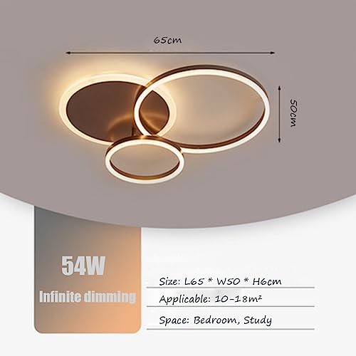 Chaners Ceiling Light LED Ceiling Light Ring Design Lighting Dimmable with Remote Control Lights for Living Room Bedroom Hallway