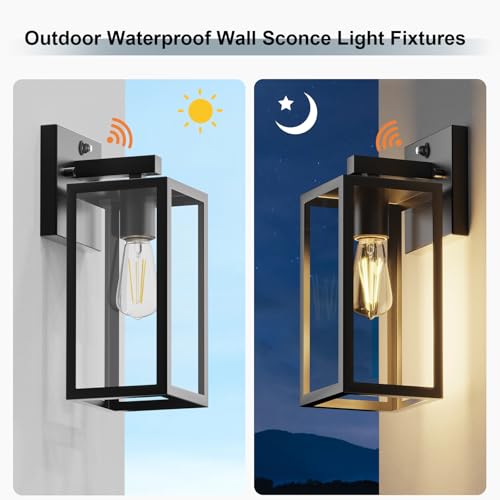 Dusk to Dawn Porch Outdoor Light (2 Count)