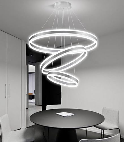 3 Ring D31.5 Modern LED Chandelier
