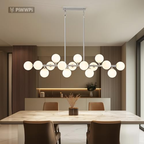 55" Long Chandeliers for Dining Room Kitchen Island