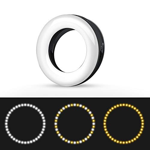 Selfie Ring Light Rechargeable Portable Clip