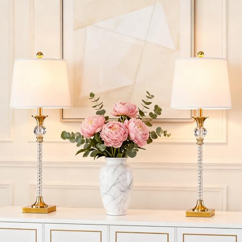 Crystal Buffet Table Lamps Set of 2 (2 Count)
