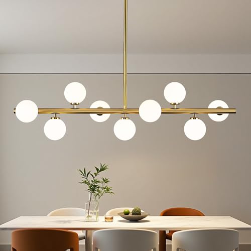Mid Century Modern Globe Sputnik Chandelier
