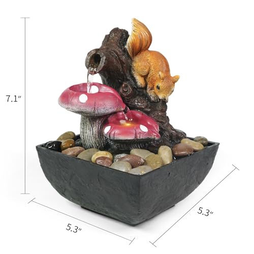 Indoor Resin Statue Desktop Fountain Indoor