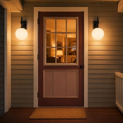 18.1" Dusk to Dawn Outdoor Wall Sconce