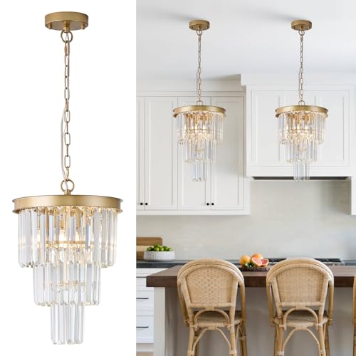 12" Modern Crystal Chandeliers