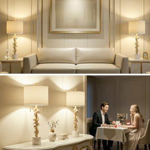 Sculptural Table Lamp Set of 2