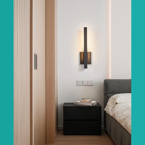 15" Ht Modern Minimalist Linear Outdoor Wall Light
