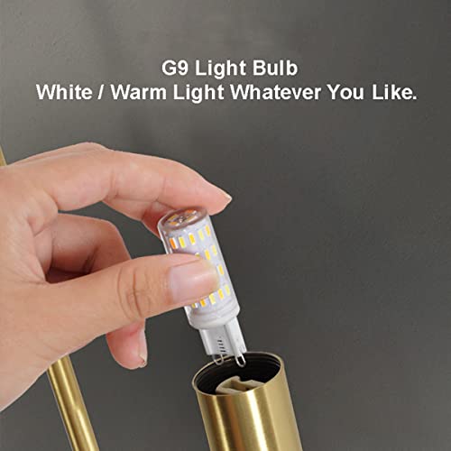 Modern Wall Sconce Set of 2 Mid Century Black Gold Wall Lamp with 2 Milk Glass Shade U (2 Count)