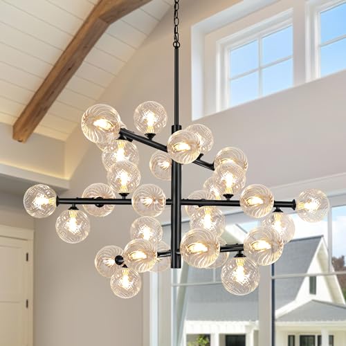 Black Sputnik Chandelier