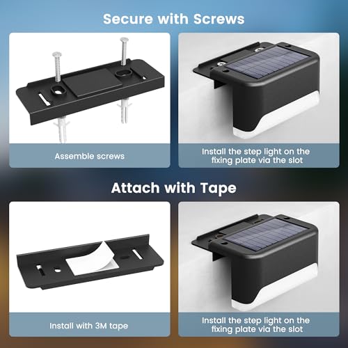 Solar Deck Lights Outdoor (16 Count)