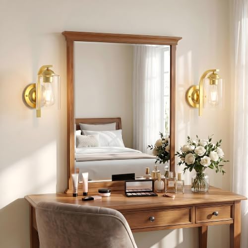 Gold Wall Sconces Lights for Bathroom