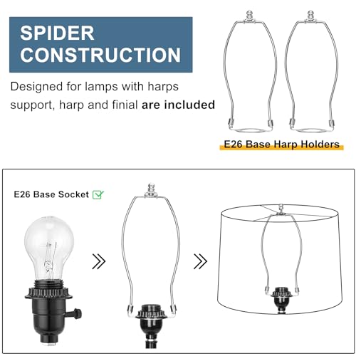 Drum Lamp Shades Set of 2
