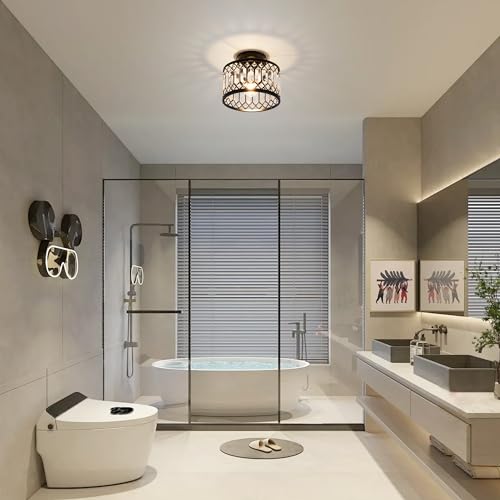 Crystal Ceiling Light Fixture