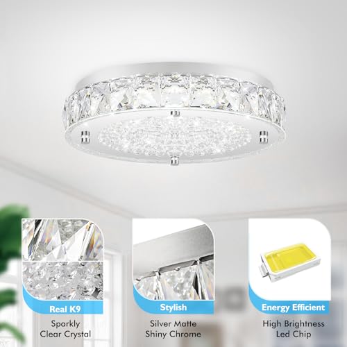 Crystal Flush Mount Chandeliers