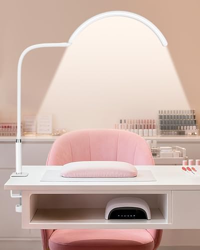 Professional Half Moon LED Desk Light for Nail Techs & Artists
