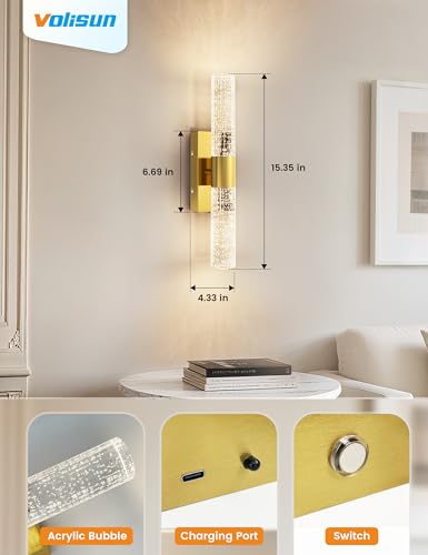 Battery Operated Wall Sconces Set of Two (2 Count)