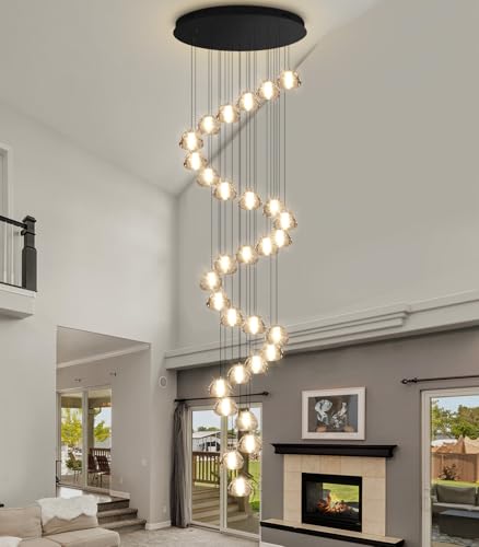 197'' Long Large Crystal Chandeliers 30