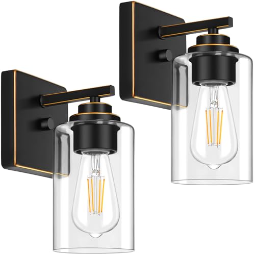 Set of 2 Wall Sconces for Bathroom (2 Count)