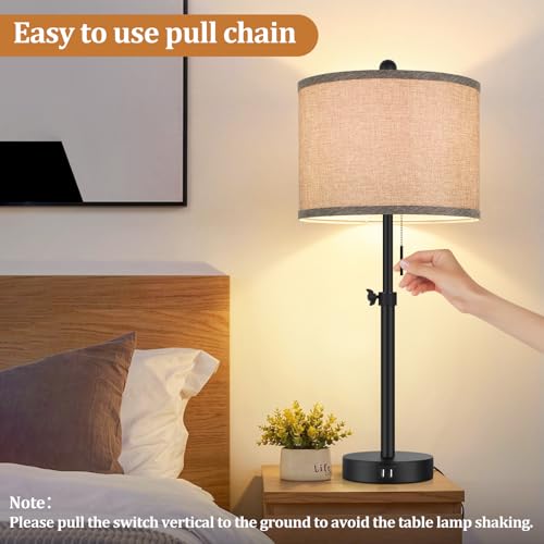 Table Lamps for Bedroom Set of 2 (2 Count)