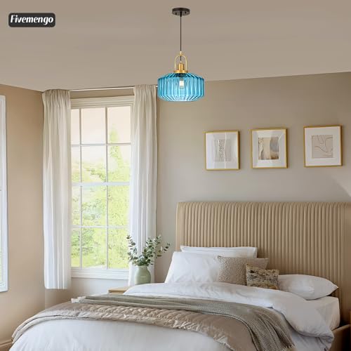 11.8in Mid Century Modern Pendant Light