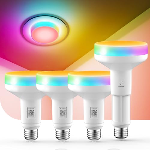 Matter BR30 Smart Light Bulbs (4 Count)