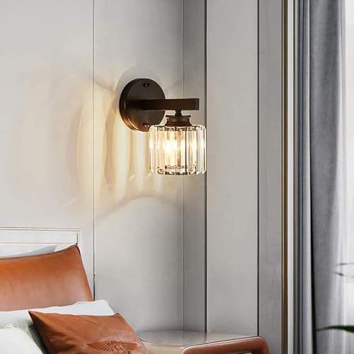 Hardwired Crystal Wall Sconces