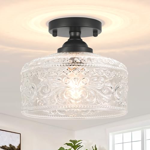 Small Semi Flush Mount Ceiling Light Fixture