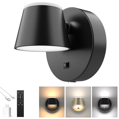 Battery Operated Wall Sconce with Remote