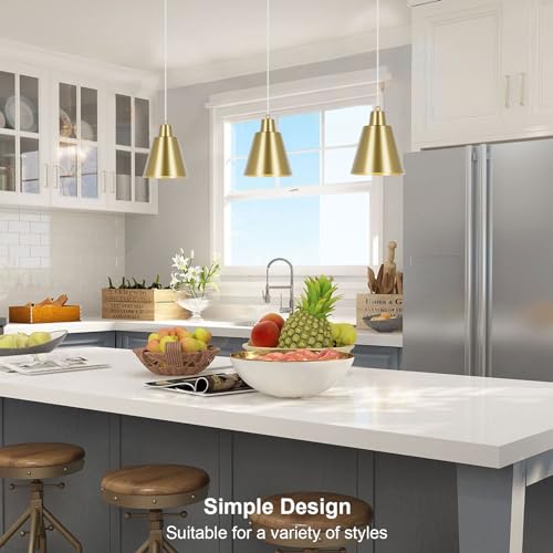 Black Pendant Light Kitchen Island (3 Count)