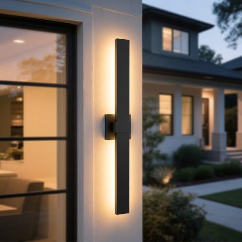 Aluminum 32 in Long Outdoor Wall Light Fixture