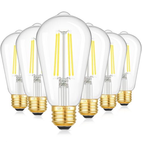 6 Pack 7W Dimmable LED Light Bulbs (6 Count)
