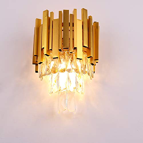 Gold Crystal Wall Sconce