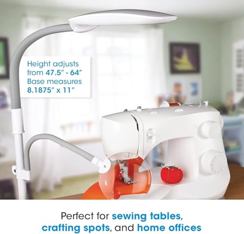 EasyView LED Floor Lamp with Optical Grade Magnifier