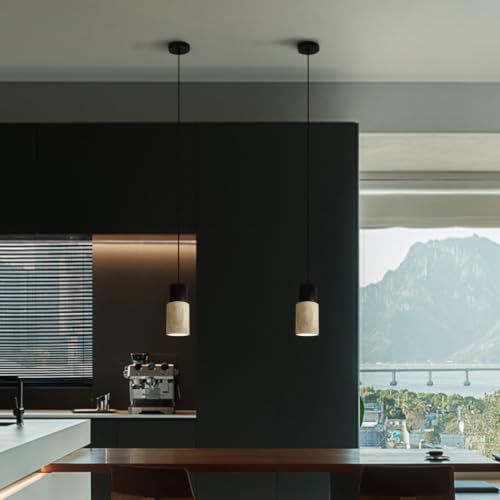 Stone Pendant Lights for Kitchen Island