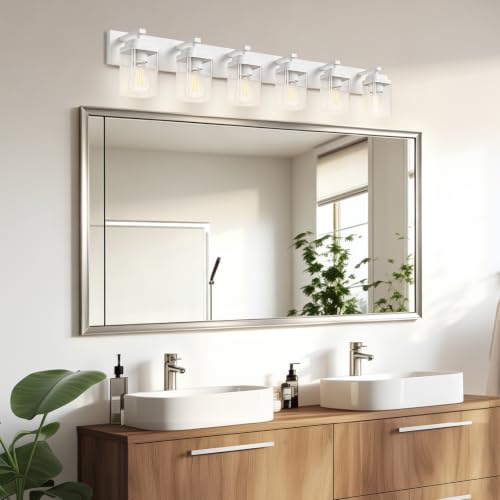 White Bathroom Light Fixtures
