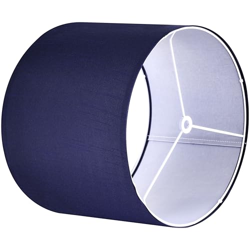 13" Blue Lamp Shades Set of 2 Medium (2 Count)