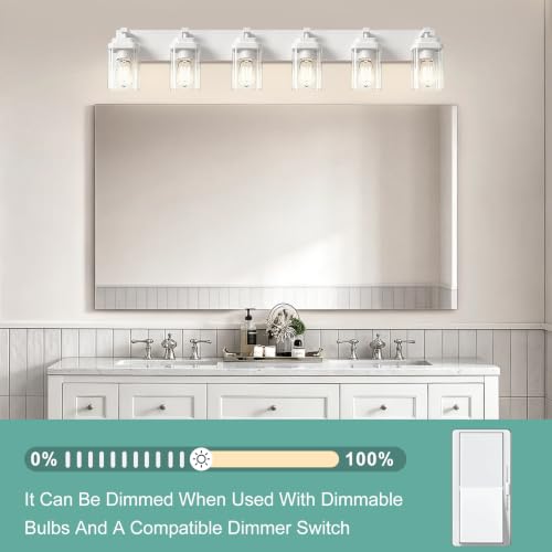 White Bathroom Light Fixtures