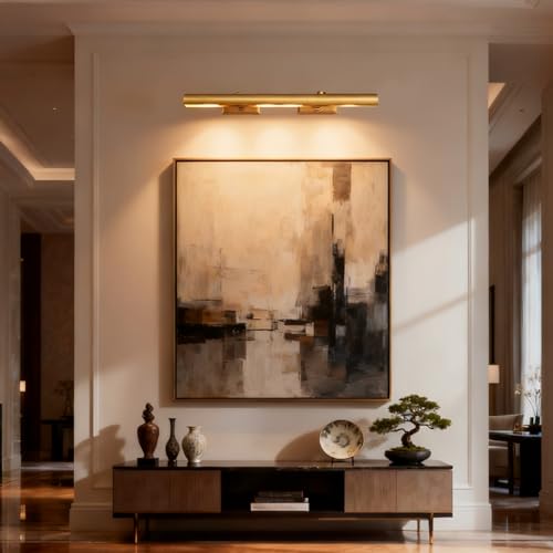 24 inch Brass Picture Light Hardwired Picture Light for Wall