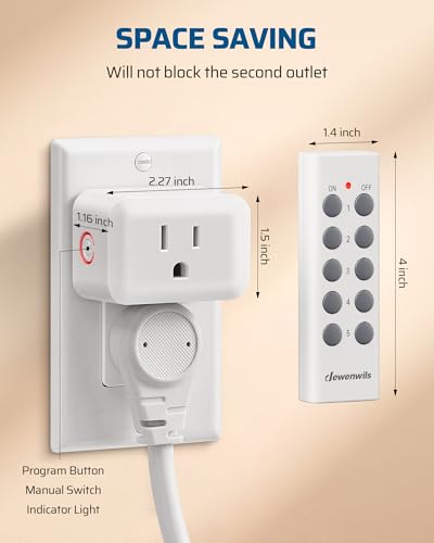 Wireless Control Outlet 100FT Range