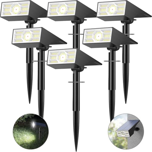 Solar Spot Lights Outdoor (6 Count)