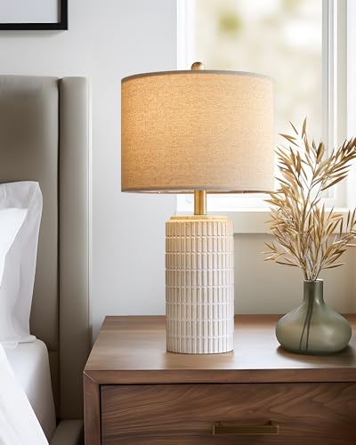 23'' Bedside Table Lamp for Bedroom Nightstands