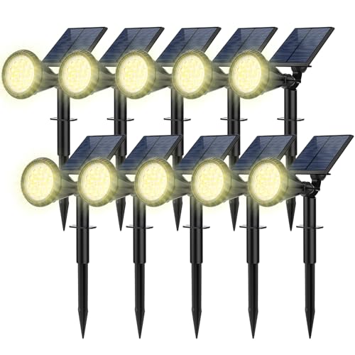 Solar Spot Lights Outdoor (10 Count)