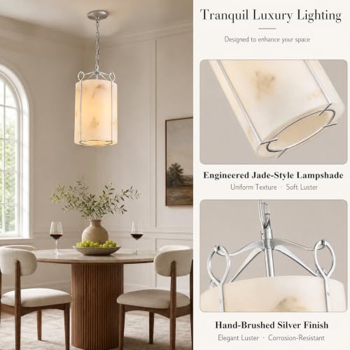 Modern Silver Alabaster