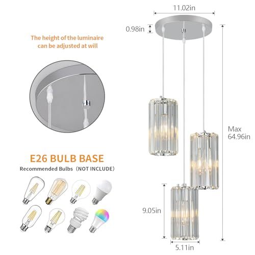 Chrome Pendant Lighting Modern Pendant Light