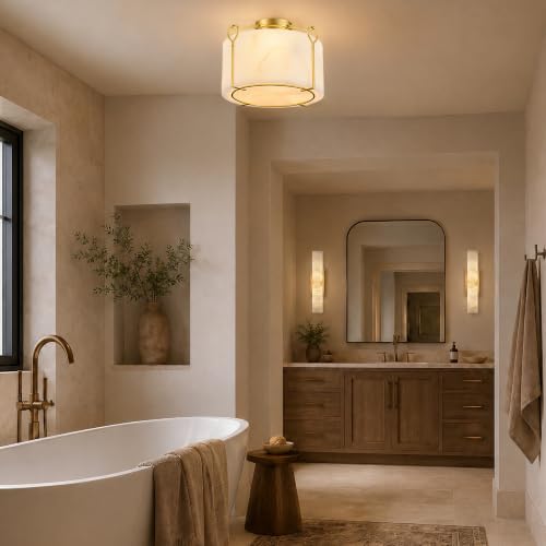 Gold Flush Mount Ceiling Light
