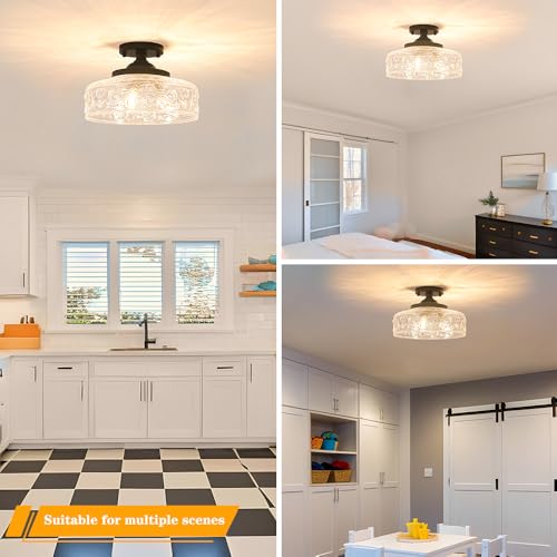 Semi Flush Mount Ceiling Light Fixture